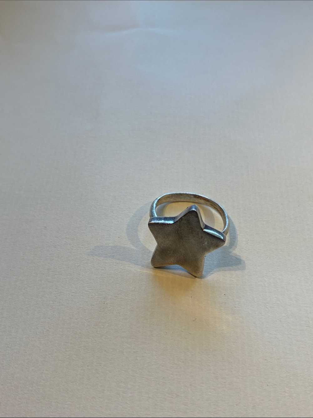 Silver Star Statement Ring